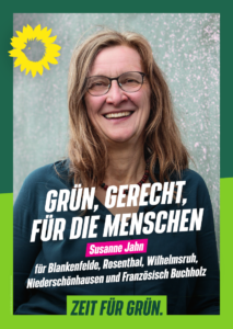 Wahlplakat Susanne Jahn 2023