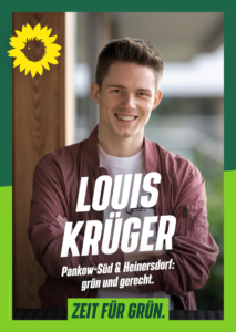 Wahlplakat Louis Krüger 2023