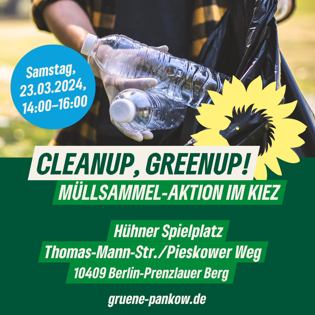CleanUp, GreenUp! Müllsammel-Aktion im Kiez