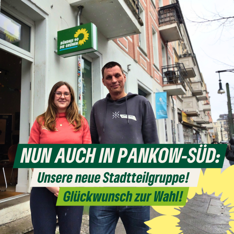 Neue Stadtteil-Gruppe in Pankow Süd: Glückwunsch den gewählten Sprecher*innen!
