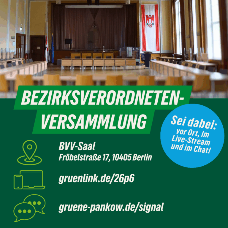 35. Sitzung der Bezirksverordnetenversammlung Pankow