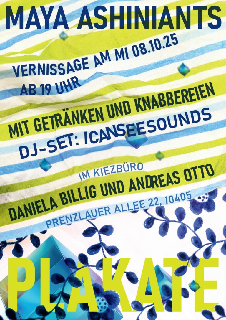 Vernissage mit Maya Ashiniants