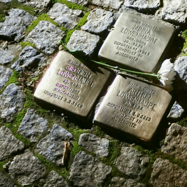 Stolpersteinputzen mit Julia Schneider