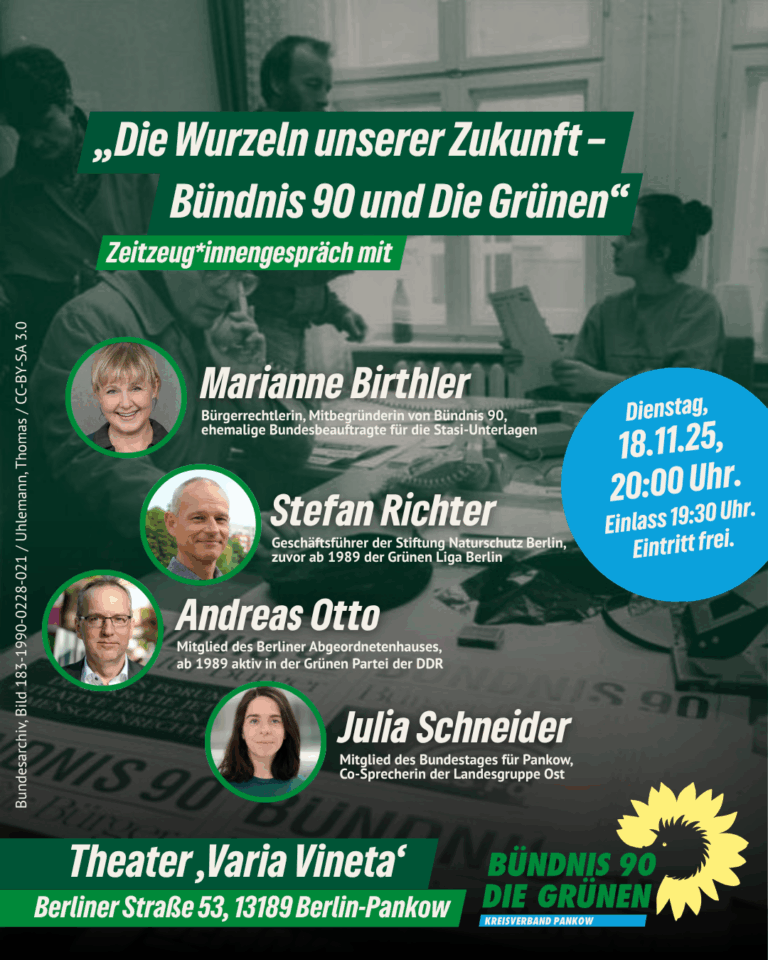 Die Wurzeln unserer Zukunft – Bündnis 90 und Die Grünen