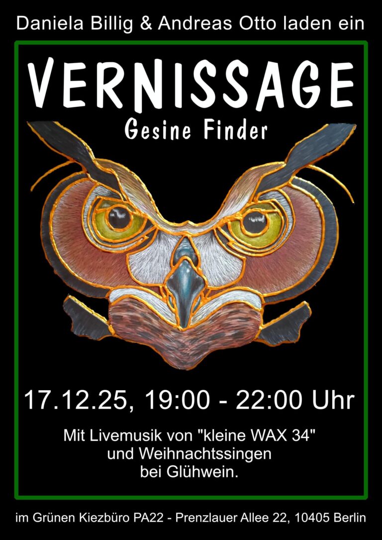 Vernissage mit Gesine Finder