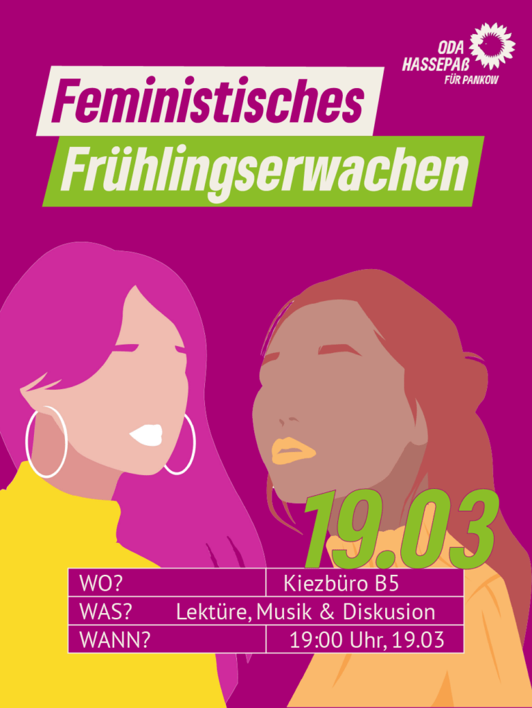 Feministisches Frühlingserwachen – mit Oda Hassepaß (MdA)