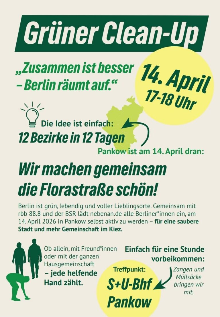 Clean Up zum Aufräum-Tag mit Oda Hassepass