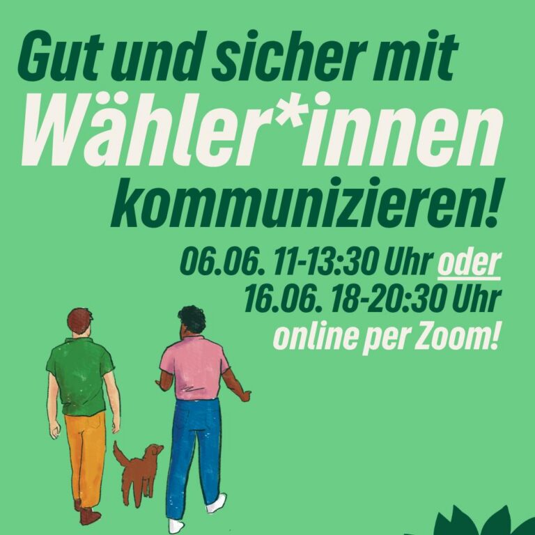 Trainings für Wirkung: Gut und sicher kommunizieren im Wahlkampf