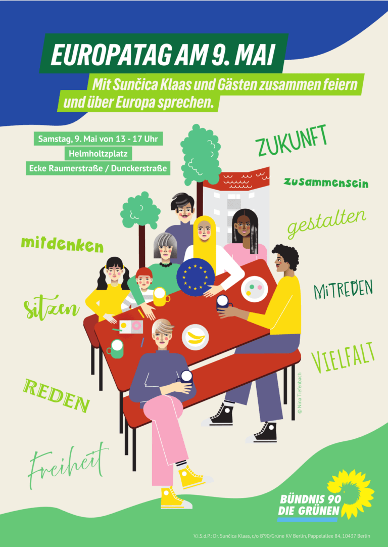 Europatag – feiern und diskutieren am Helmholtzplatz