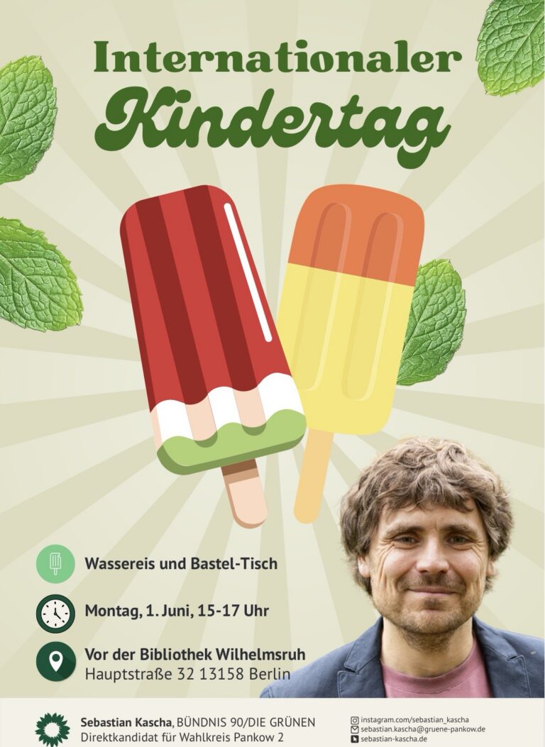 Internationaler Kindertag in Wilhlemsruh mit Sebastian Kascha
