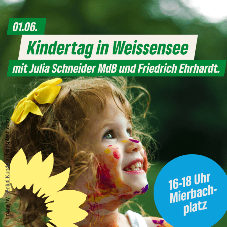 Internationaler Kindertag in Weißensee mit Julia Schneider und Friedrich Ehrhardt