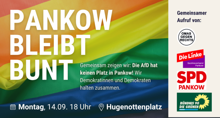 Kommt zur Gegendemo gegen die Kundgebung der AfD!
