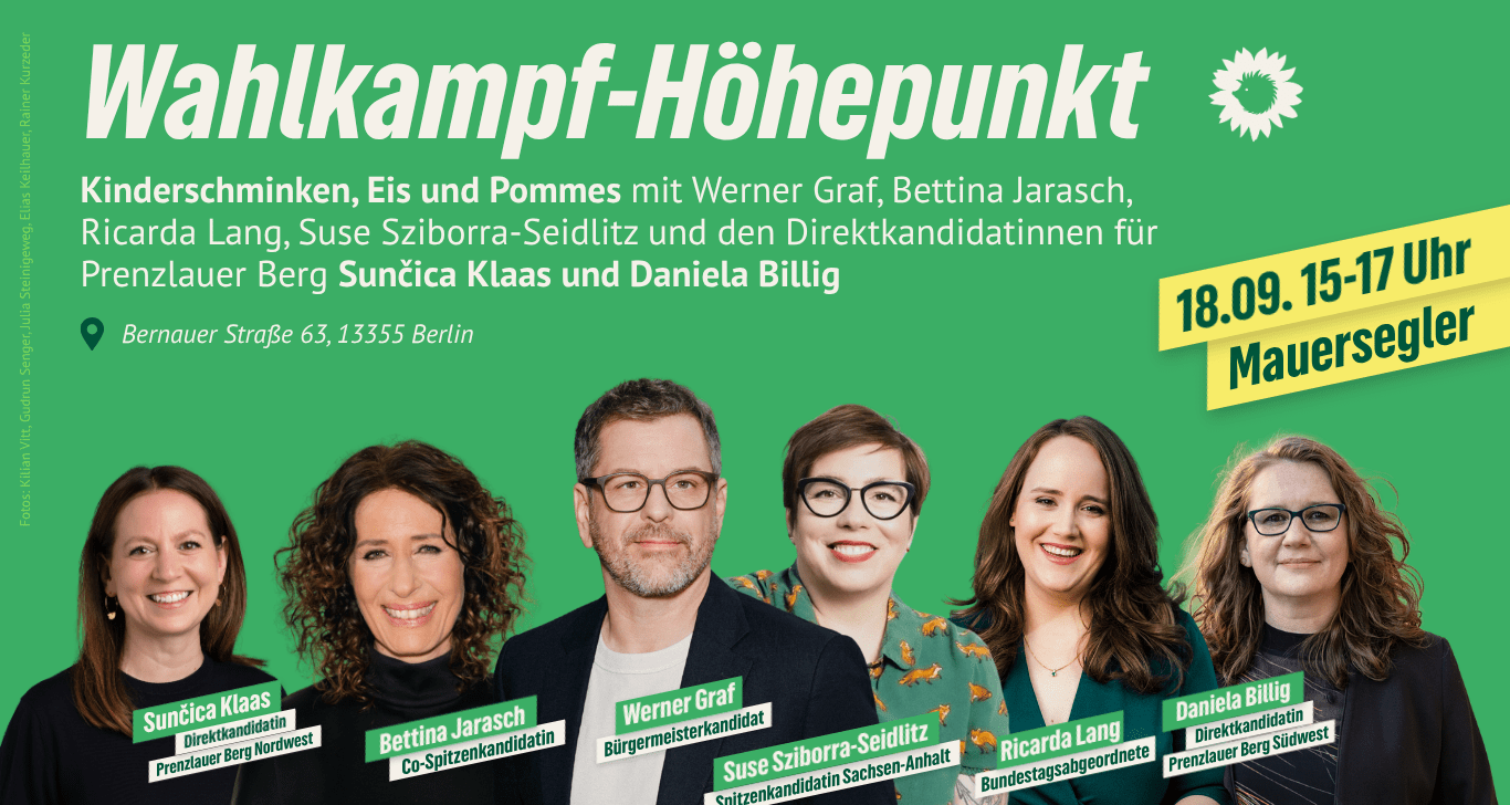 Wahlkampf-Höhepunkt Slider