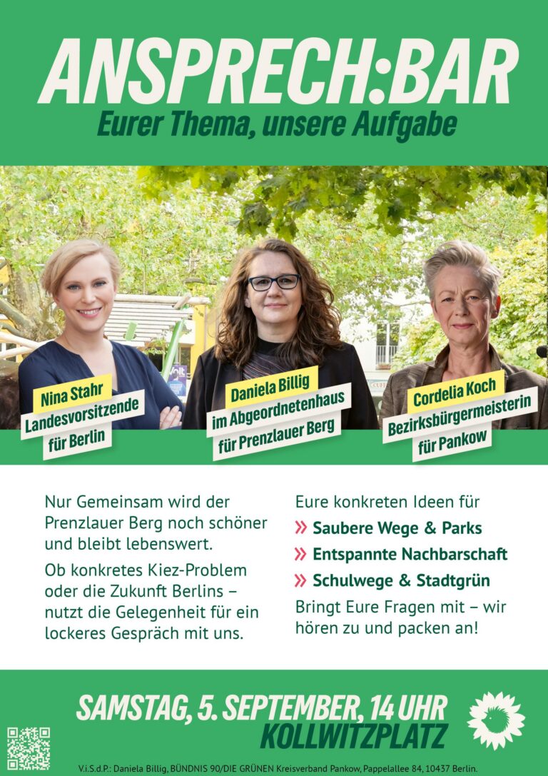 Ansprech:bar mit Nina Stahr, Codelia Koch und Daniela Billig