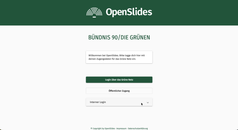 Schulung zum neuen Abstimmungstool OpenSlides